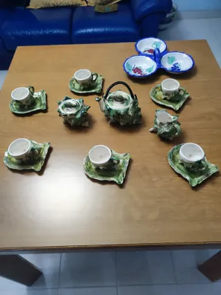 Servizio tazzine Vietri a forma di conchiglia