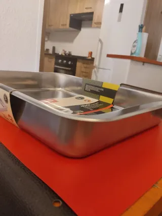 Bandeja horno INOXIBAR 30x21 cm