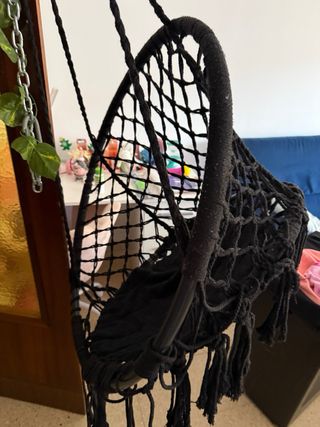 Hamaca colgante negra