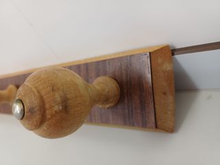 Perchero de pared madera