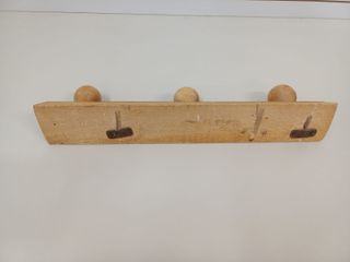 Perchero de pared madera