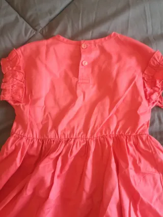 Vestido laranja infantil
