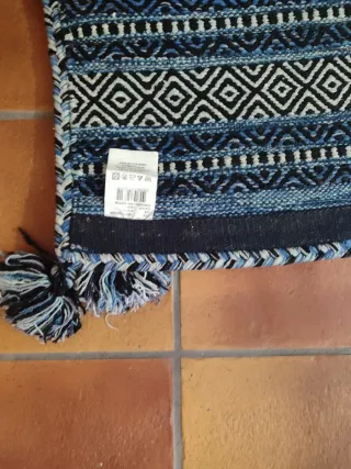 2 tappeti Kilim blu fatti in India