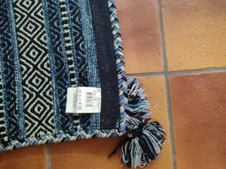 2 tappeti Kilim blu fatti in India