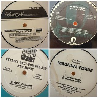 Lotto dischi in vinile house dj