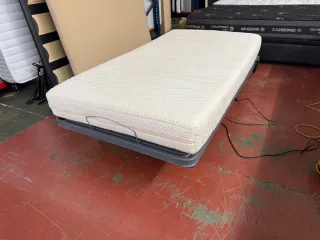 105x190 CAMA ARTICULADA ELÉCTRICA  COLCHON LÁTEX