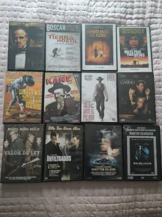 Colección 12 Películas DVD (Crimen, Drama, Western