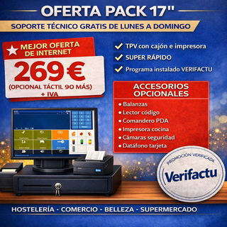 TPV Completo con Cajón e Impresora