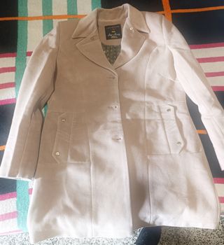 Abrigo Lana Casual Ley 20 Beige XXL