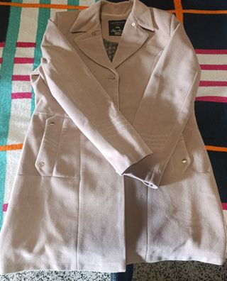 Abrigo Lana Casual Ley 20 Beige XXL