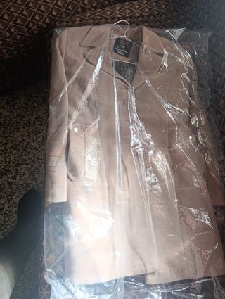 Abrigo Lana Casual Ley 20 Beige XXL