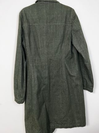 Max Mara Cappotto Denim Verde Taglia L