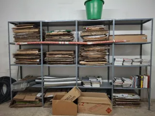 Módulos de estantería metálica