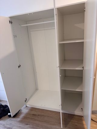 Armario Ikea Blanco 3 Puertas Medidas en la foto