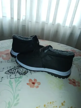Botas de nieve forradas negras