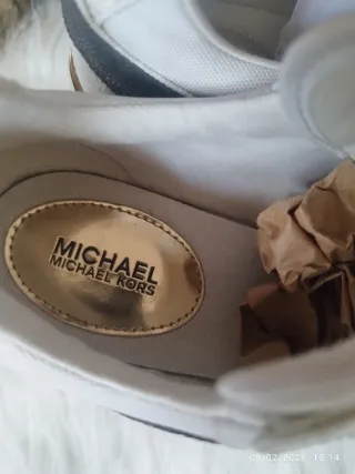 Zapatillas Michael Kors Blancas y Marrones