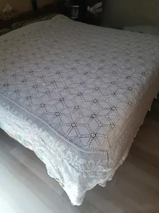Colcha crochet matrimonial