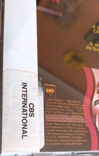 CD Pink Floyd: A Collection of Great Dance Songs