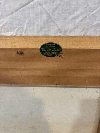 Óleo Paisaje Impresionista Marco Madera