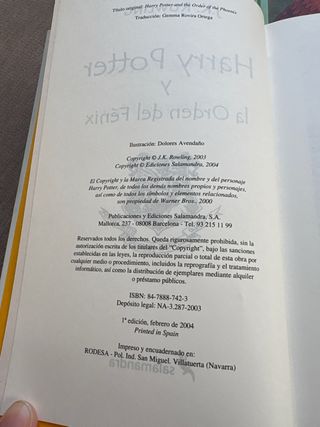 Libros Harry Potter en muy buen estado