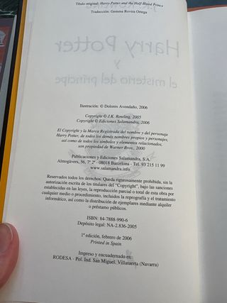 Libros Harry Potter en muy buen estado