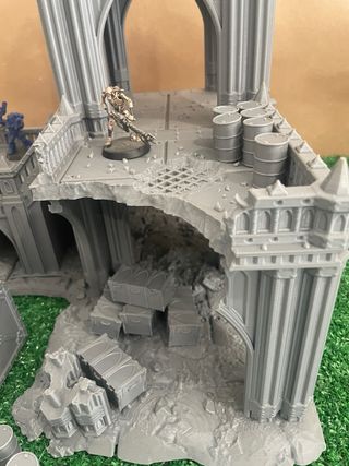 Escenografía Catedral Gótica Ruinas 28mm scatter