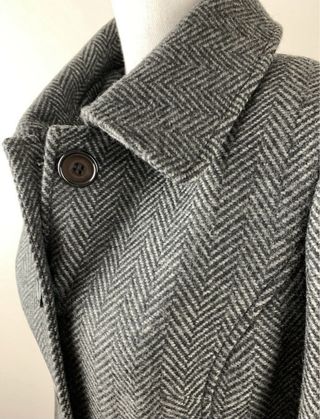 Abrigo mujer Moore & More gris espiga 3/4 Nuevo