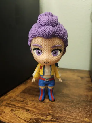 Figura Rumi crochet 3D