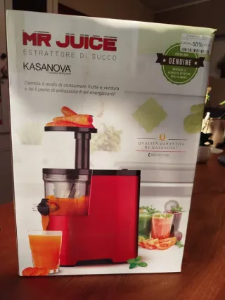 Estrattore Succo Mr Juice Kasanova Rosso