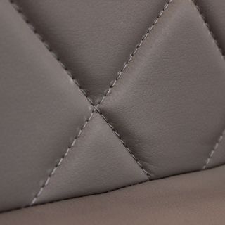 Sedia da Pranzo Moderna Ecopelle e Acciaio Marrone