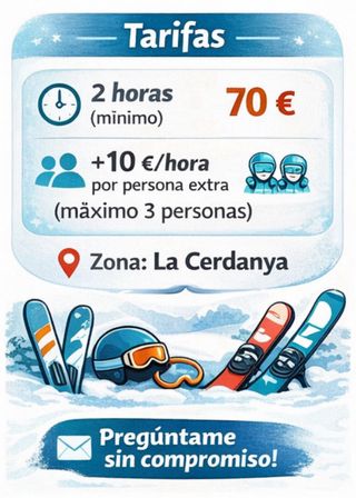 Clases de esquí en La Cerdanya: Particular y grupo