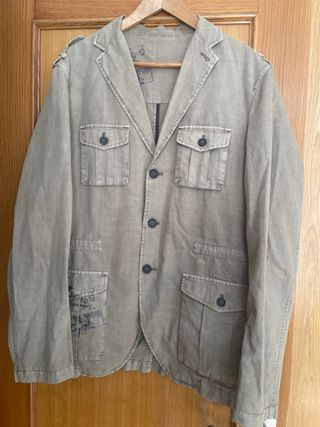 Chaqueta de entretiempo hombre beis Desigual