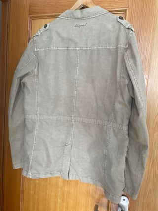 Chaqueta de entretiempo hombre beis Desigual