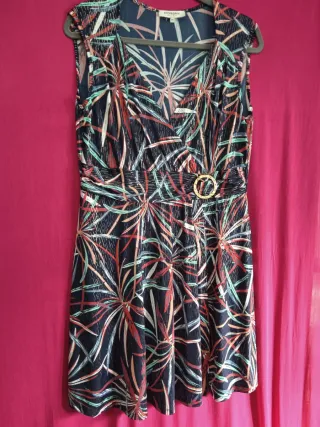 Vestido Morgan elástico estampado