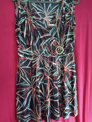 Vestido Morgan elástico estampado