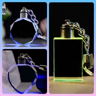 Llavero Corazón Cristal Personalizado