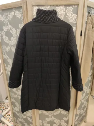 Abrigo  acolchado T / M Negro el gris marengo