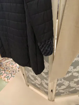 Abrigo  acolchado T / M Negro el gris marengo