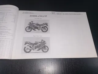 Catálogo Kawasaki Ninja ZX600-J1H/J1P