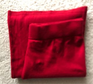 Pantalón punto wideleg rojo