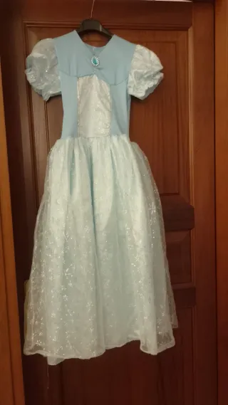 Vestito Elsa Frozen Carnevale Bambina