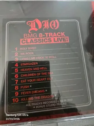 CD Dio - BMG 8-Track Classics Live!