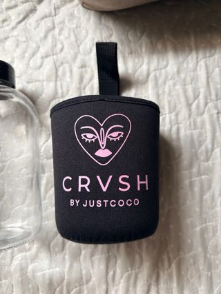 Botella CRVSH by Justcoco cristal yfundadeneopreno