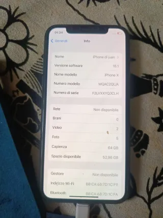 iPhone X 64GB Space Gray