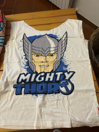 T-shirt smanicata Thor cotone