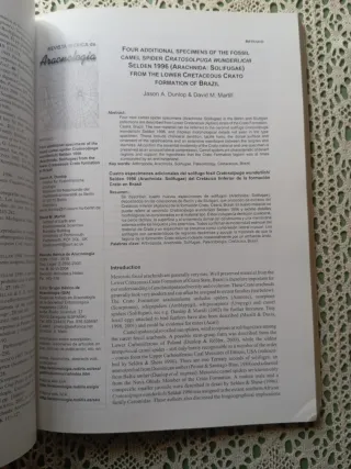 Aracnología 2004. Revista Ibérica.