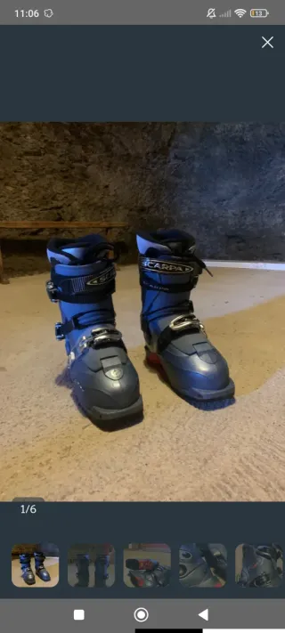 Botas esquí travesía Scarpa 23/23.5 #skimo#ski