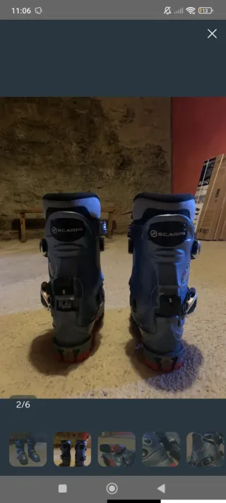Botas esquí travesía Scarpa 23/23.5 #skimo#ski
