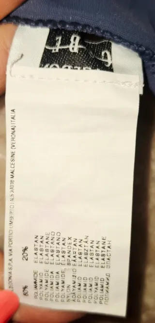 Bikini Calzedonia tg. M blu/rosso