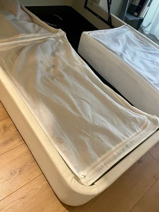 Cama 140x200 de ikea canape + colchon